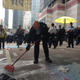 Image for article titled The Umbrella Movement sets “glitter traps” for the cops clearing its protest site